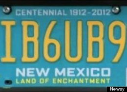 Autoritatile americane i-au interzis unui cetatean sa circule cu acest numar, pe motiv ca e obscen