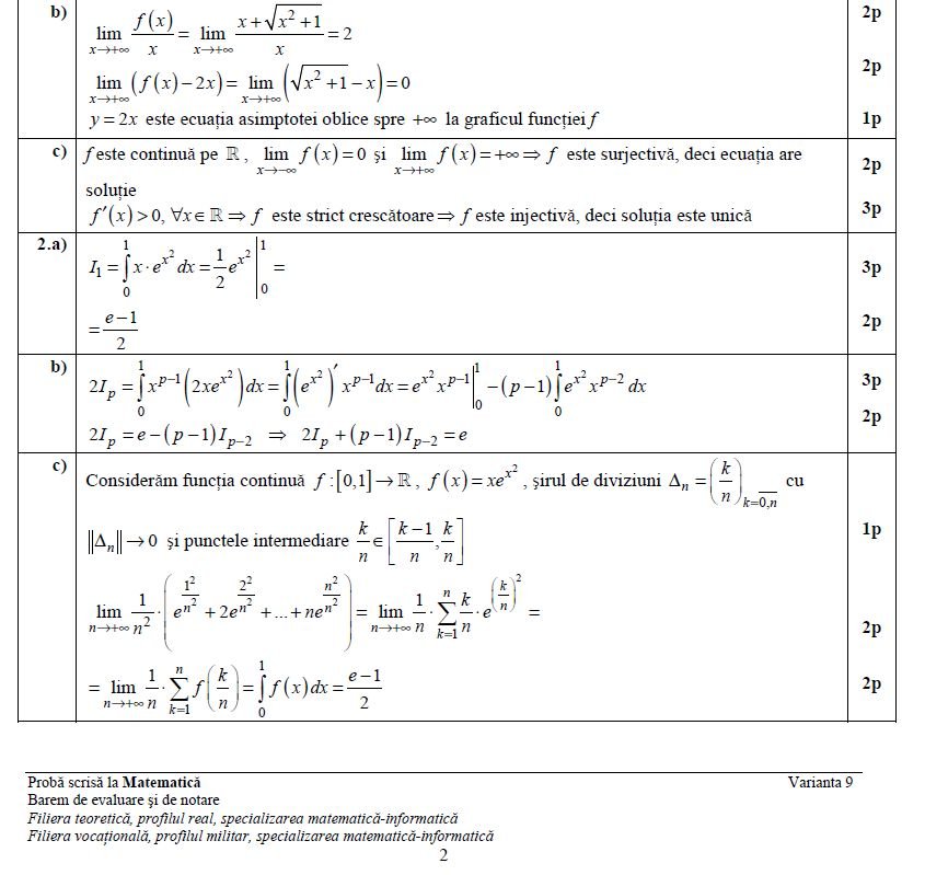 Barem Matematica