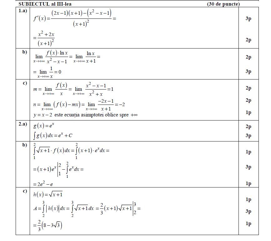 Barem Matematica