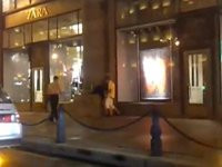 Tot traficul s-a blocat in orasul Sankt Petersburg. Oamenii nu s-au putut uita la altceva. VIDEO