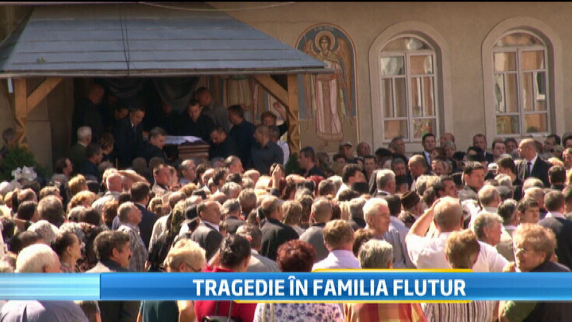 Cea mai neagra zi pentru Gheorghe Flutur. Basescu a participat la inmormantarea sotiei acestuia