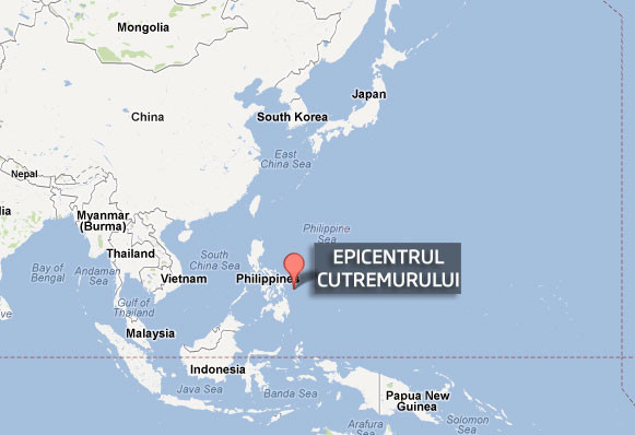 Cutremur de 7,9 in estul Filipinelor. Alerta de TSUNAMI in Indonezia, Filipine si Palau