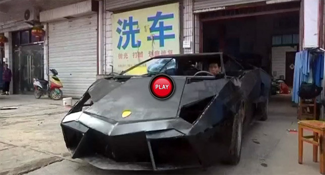Si-a facut singur un Lamborghini Reventon in valoare de 2.000.000 de dolari cu doar... 9500! VIDEO