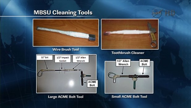 Improvizatie NASA: Statia Spatiala Internationala, reparata cu ajutorul unei periute de dinti