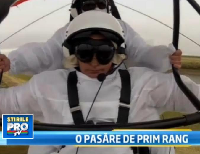 "Putin invata cocorii sa zboare". Presedintele rus a ajuns capetenie de stol. VIDEO