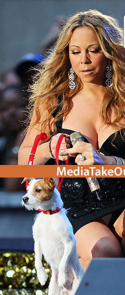 Nu se astepta ca fotografii sa fie atat de atenti. Nimeni nu a mai vazut-o asa pe Mariah Carey. FOTO