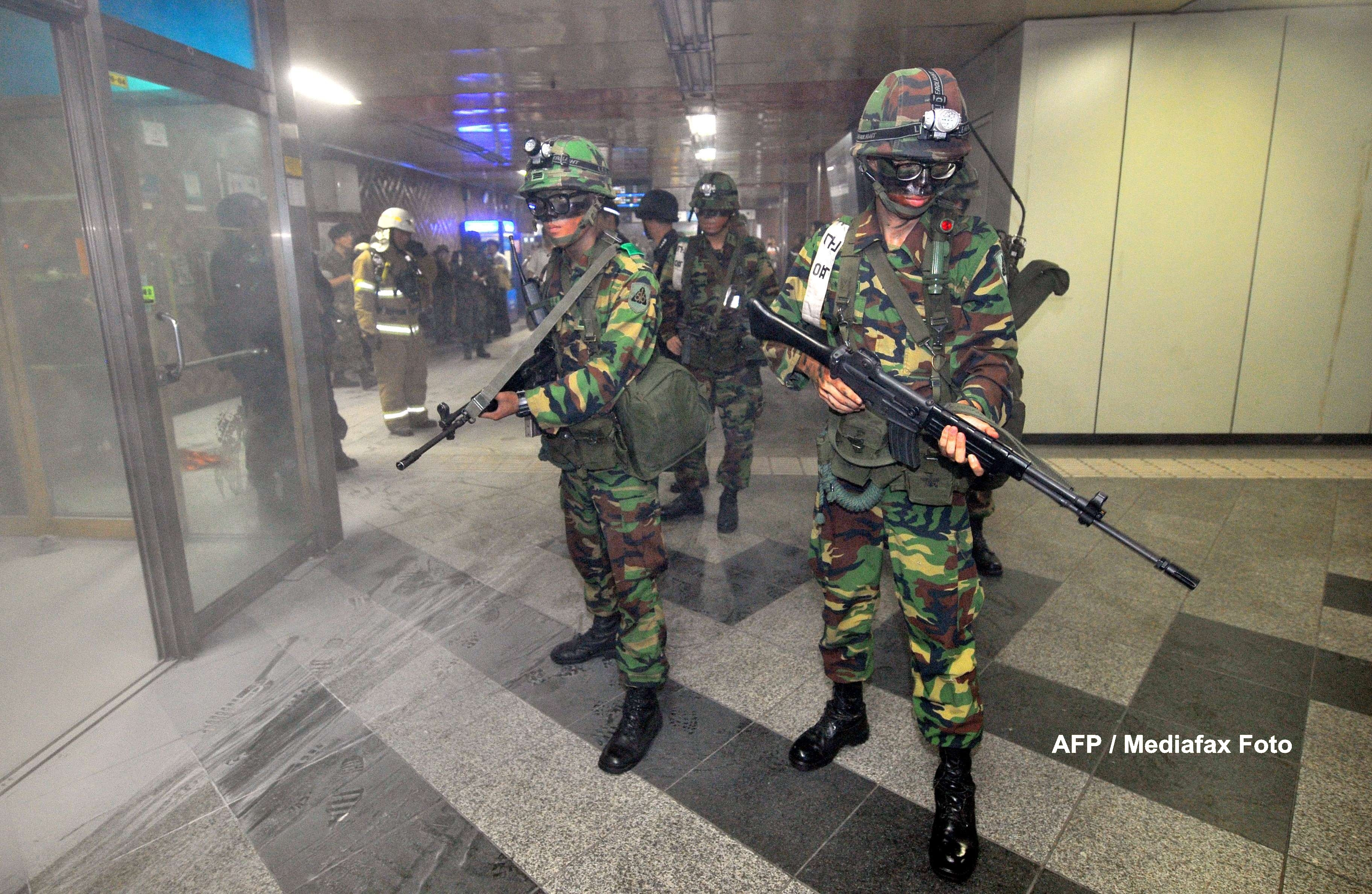 Presa de la Seul: Coreea de Sud si SUA s-au antrenat in vederea unei ocupari a Coreei de Nord
