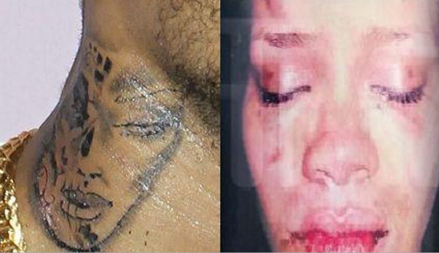 Rihanna si Chris Brown se intrec in tatuaje RIDICOLE. Ce si-a desenat fostul iubit al cantaretei