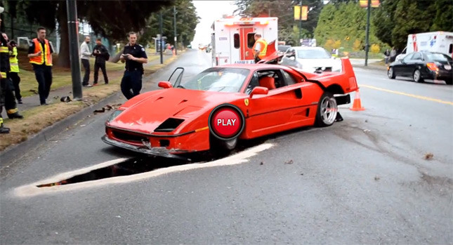 Erau 1,315 de exemplare. Acum sunt cu unul mai PUTIN! CUM a facut PRAF un Ferrari F40! VIDEO