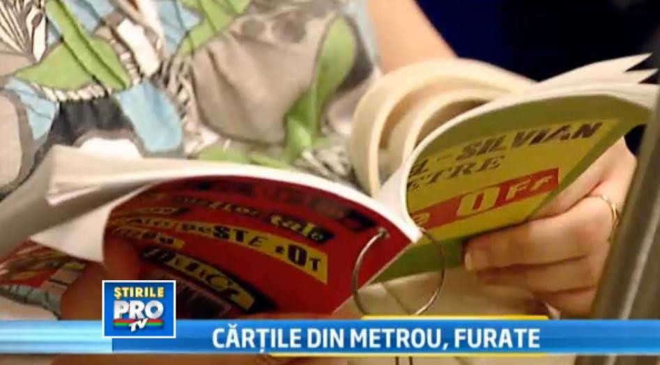 Ne furam pana si accesul la cultura. Cartile plasate in metrou si autobuze au disparut in 2 zile