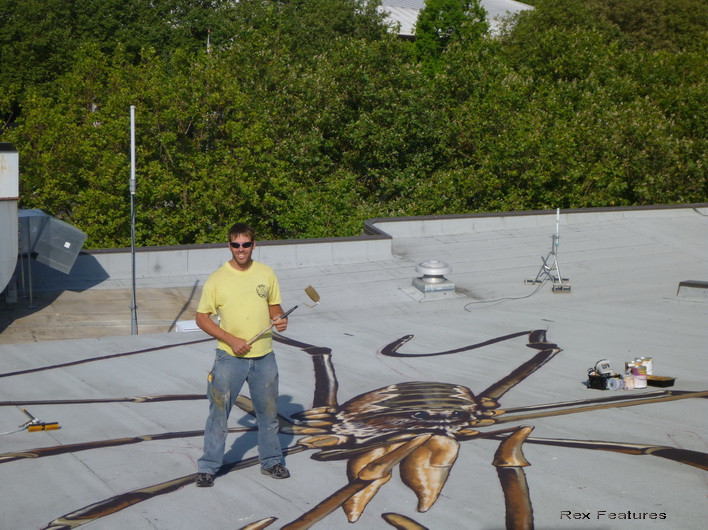 paianjen urias, pictura 3D