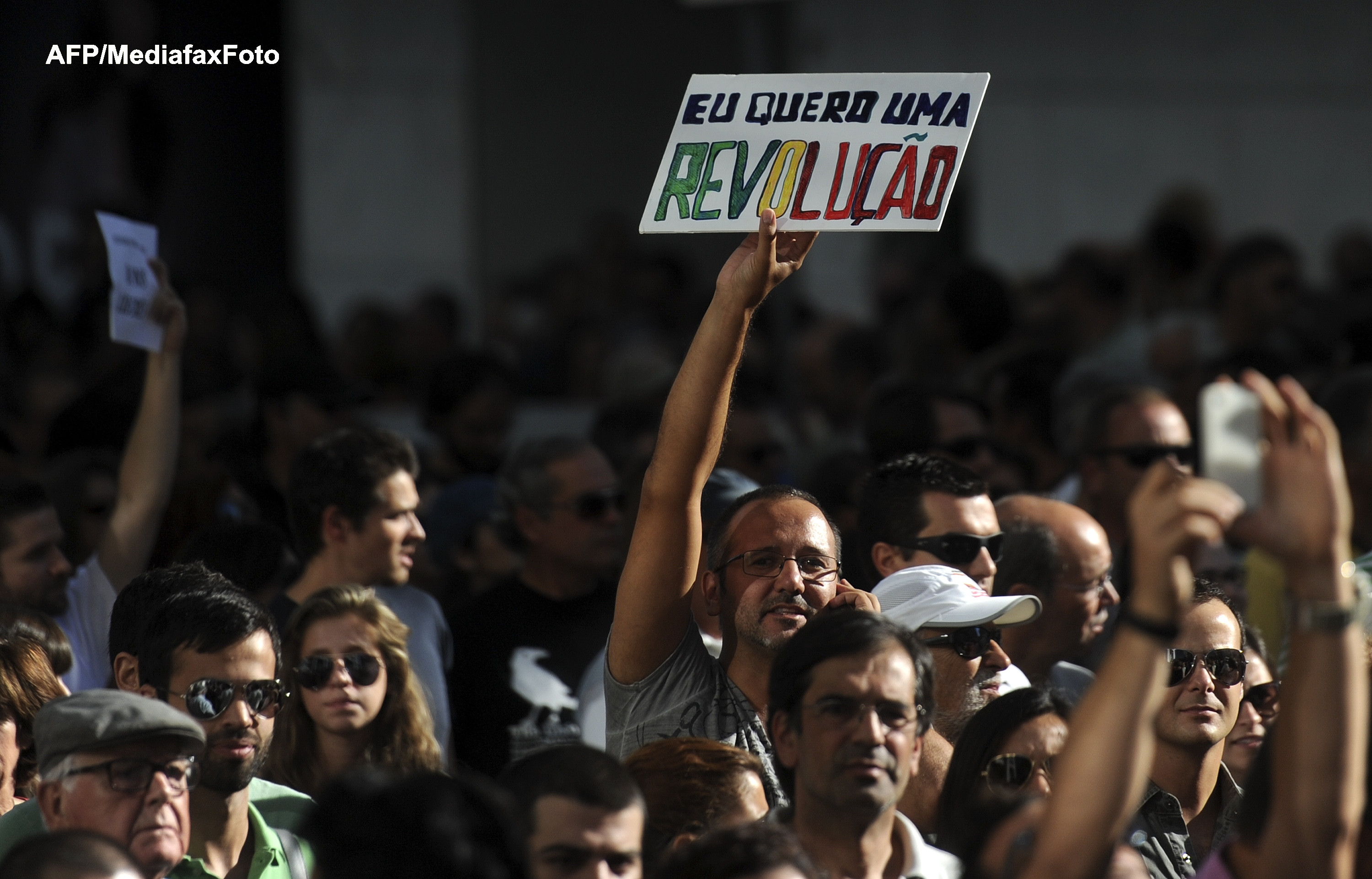 In Portugalia au avut loc cele mai ample manifestatii organizate in ultimul an, din cauza crizei