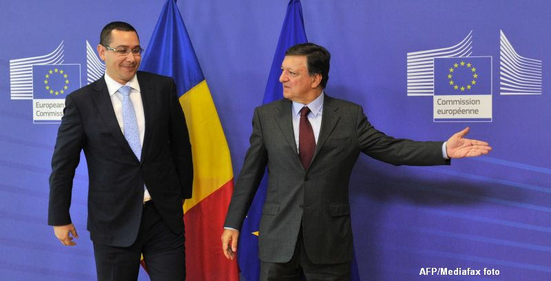 Ponta spune ca s-a convenit cu Barroso ca raportul MCV sa nu fie facut public in campania electorala