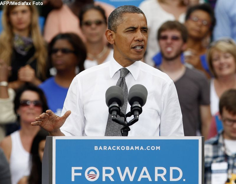 Barack Obama se afla pe primul loc in sondaje in trei state-cheie