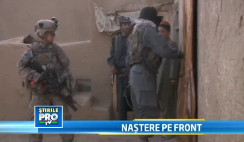 Premiera mondiala. Primul copil nascut pe front. A venit pe lume cu cinci saptamani mai devreme