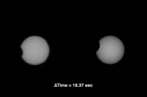Robotul Curiosity a fotografiat o eclipsa pe Marte!