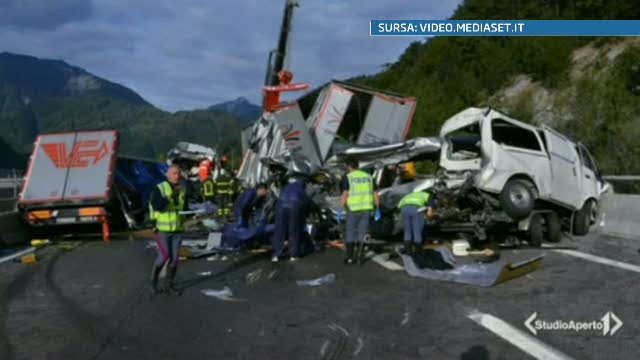 Trei romani au murit intr-un cumplit accident rutier, petrecut in nordul Italiei