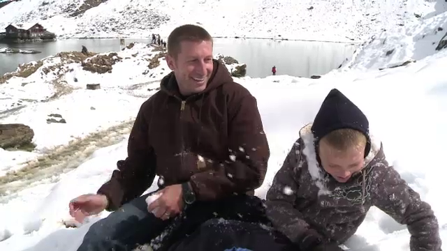 Strat de zapada de 2 centimetri la Balea Lac. Temperaturile au scazut sub 0 grade Celsius