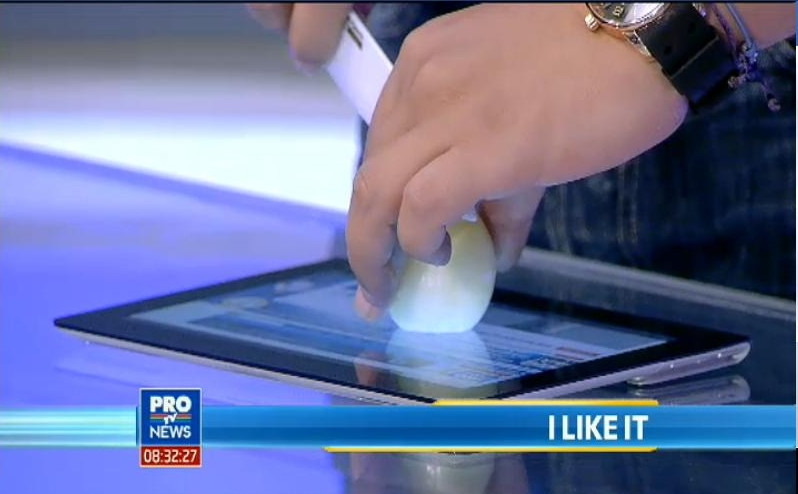 Sony Xperia Tablet S la iLikeIT. Demonstratie de rezistenta, LIVE, cu MasterChef Florin Dumitrescu