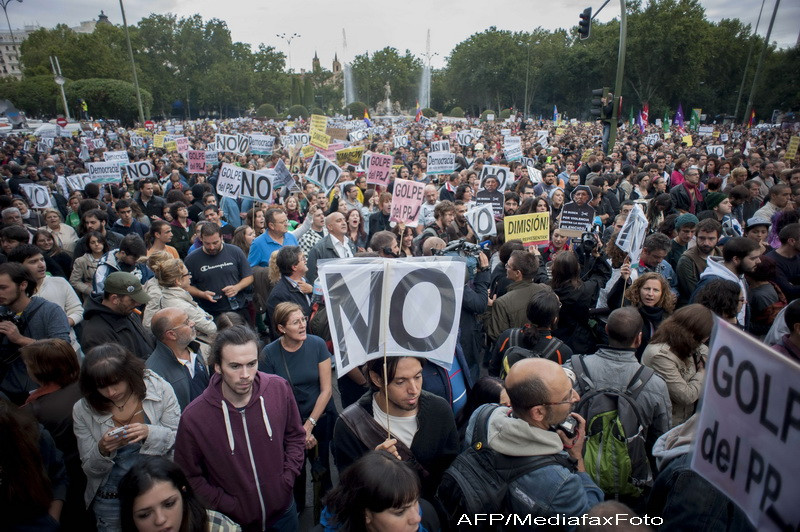 proteste Spania, Madrid