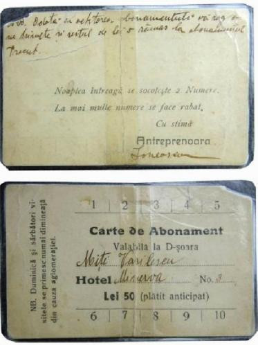 abonament prostituate, perioada interbelica