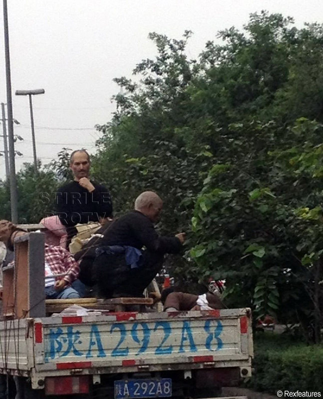 Aceasta fotografie a fost facuta acum cateva zile: “Era Steve Jobs. Am fost ingrozit sa-l vad”