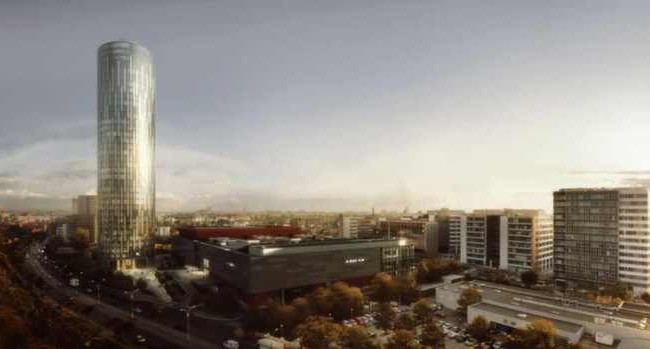 Dupa aproape un an si jumatate de cand a demarat constructia, Sky Tower a ajuns la final. VIDEO