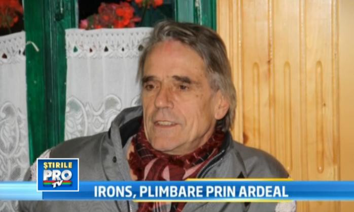 Turul Ardealului pe motocicleta. Jeremy Irons, indragostit de muntii Transilvaniei