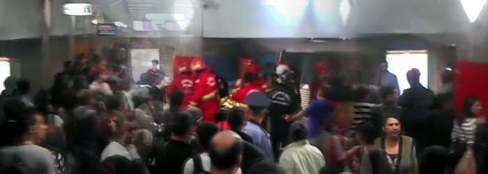 Tanara care s-a aruncat in fata metroului, in statia Dristor, a supravietuit impactului