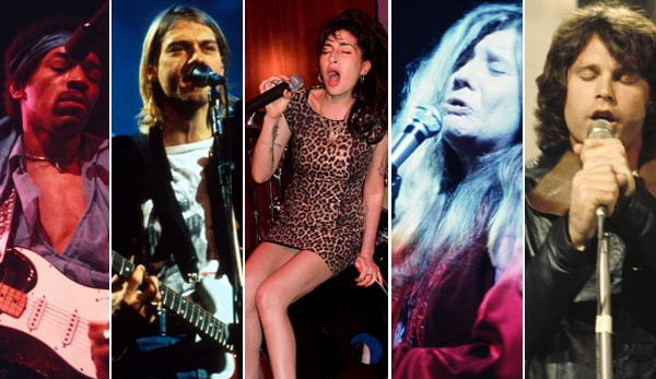 Blestemul varstei de 27 de ani: 10 VEDETE care au MURIT la aceasta varsta!