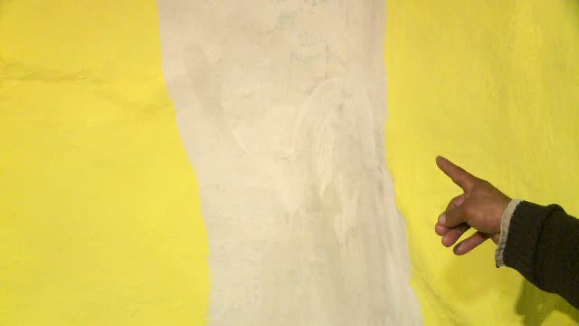 Adevarata minune din Stefanesti. Chipul unui sfant a aparut pe un perete, langa vila lui Adi Minune