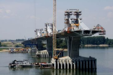 Al doilea pod peste Dunare intre Romania si Bulgaria va fi inaugurat miercuri. FOTO