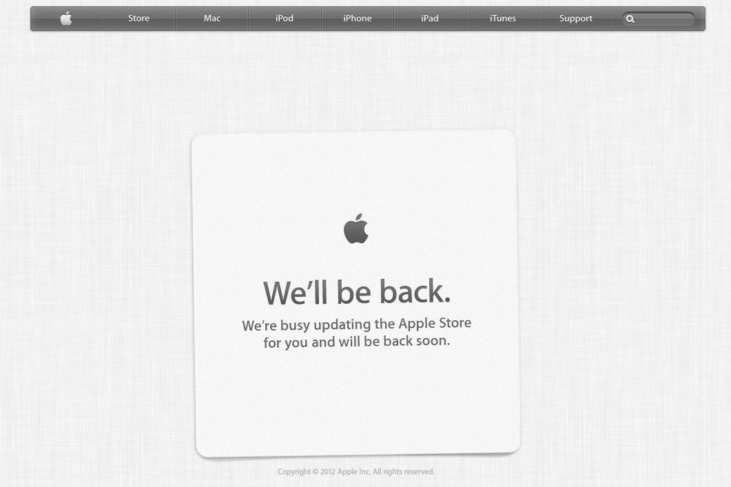 apple store s-a inchis