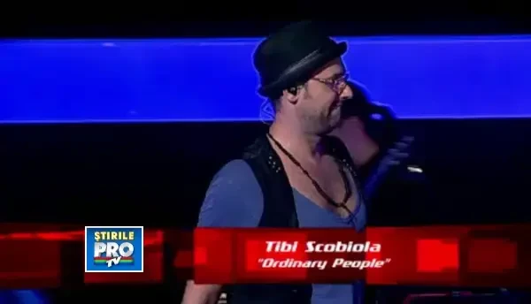 Vocea Romaniei: Tibi Scobiola, singurul concurent care a intors toate scaunele. Ce echipa a ales