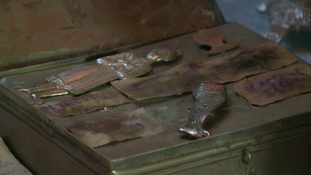 Cutie cu moastele a zece sfinti, gasita intamplator in clopotnita unei biserici din Constanta