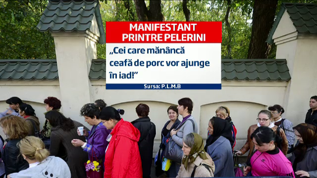 Prevestitori ai Apocalipsei, la pelerinajul Sf. Dimitrie:"Nu mancati ceafa de porc, ajungeti in Iad"