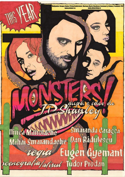 Horror in mijlocul desertului cu caracatite uirase care rapesc blonde de la benzinarii si le devoreaza! Hai la teatru: