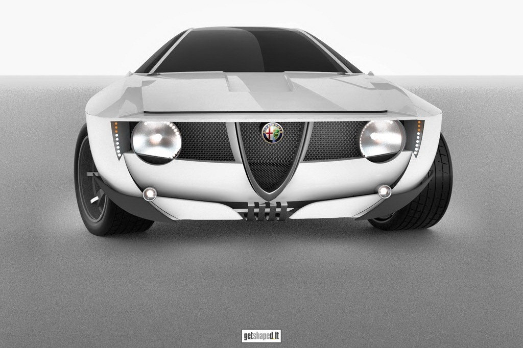Alfa Romeo isi schimba "directia": Giulia GT50 Concept adopta un "aer" american