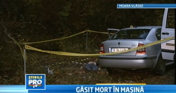 Descoperire socanta in Ilfov: barbat gasit intr-o masina, cu un cutit in inima