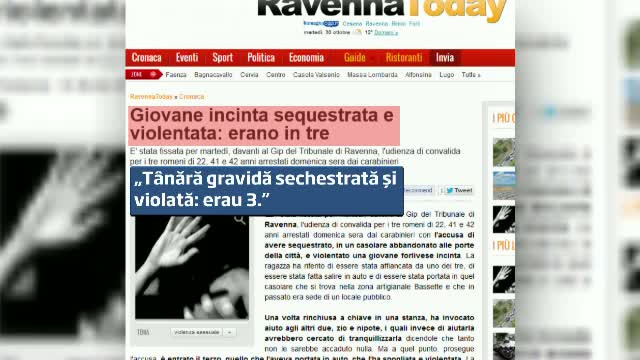 Romanii socheaza iar Italia. Trei conationali au fost arestati dupa ce au violat o femeie gravida