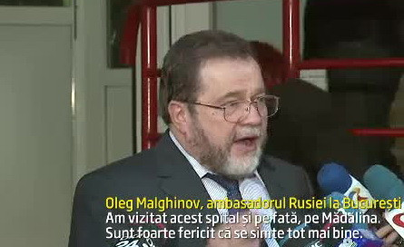 Ambasadorul Federatiei Ruse a vizitat-o la spital pe studenta ranita in accident de un diplomat rus