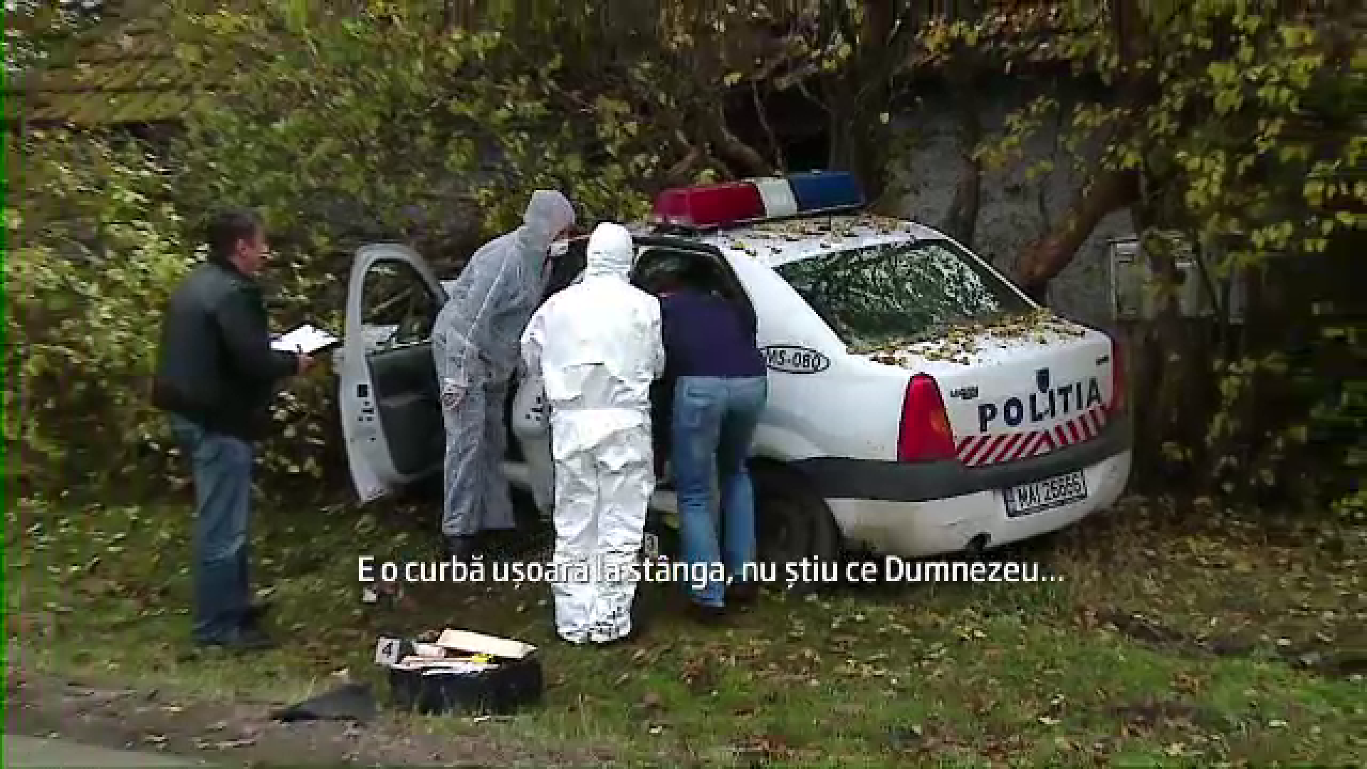 Un politist din Mures a fost gasit impuscat in masina de serviciu, dupa ce a provocat un accident