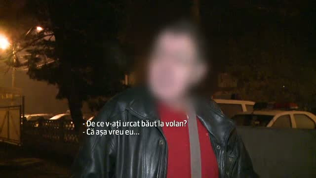 "Masinile nu circula prin sant, se adapostesc in sant!". Un sofer a facut circ la sectia de politie