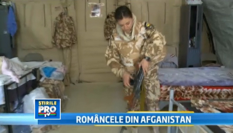 Reportaj Roxana Ciuhulescu-Viata a 50 de romance-militar in cele mai periculoase baze din Afgansitan