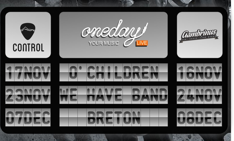 OneDay Live: O.Children, We Have Band si Breton concerteaza la Bucuresti si Cluj-Napoca