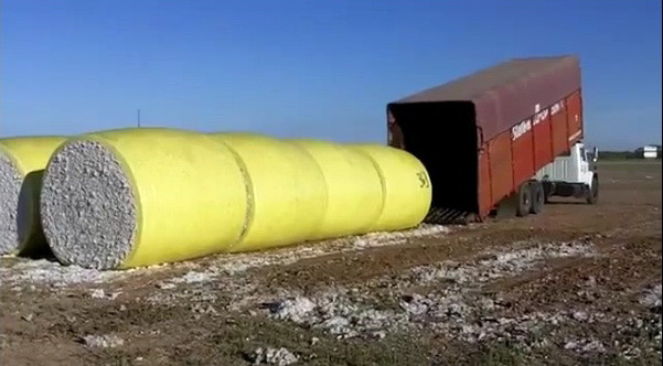 Cel mai tare sofer de camion din lume: Cum incarca marfa: VIDEO