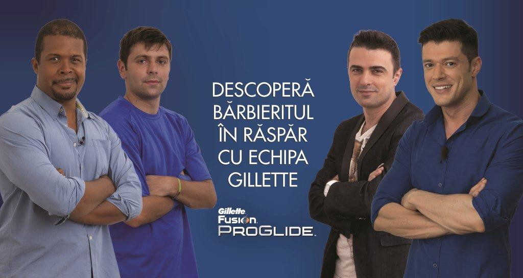 In par si in raspar cu echipa Gillette
