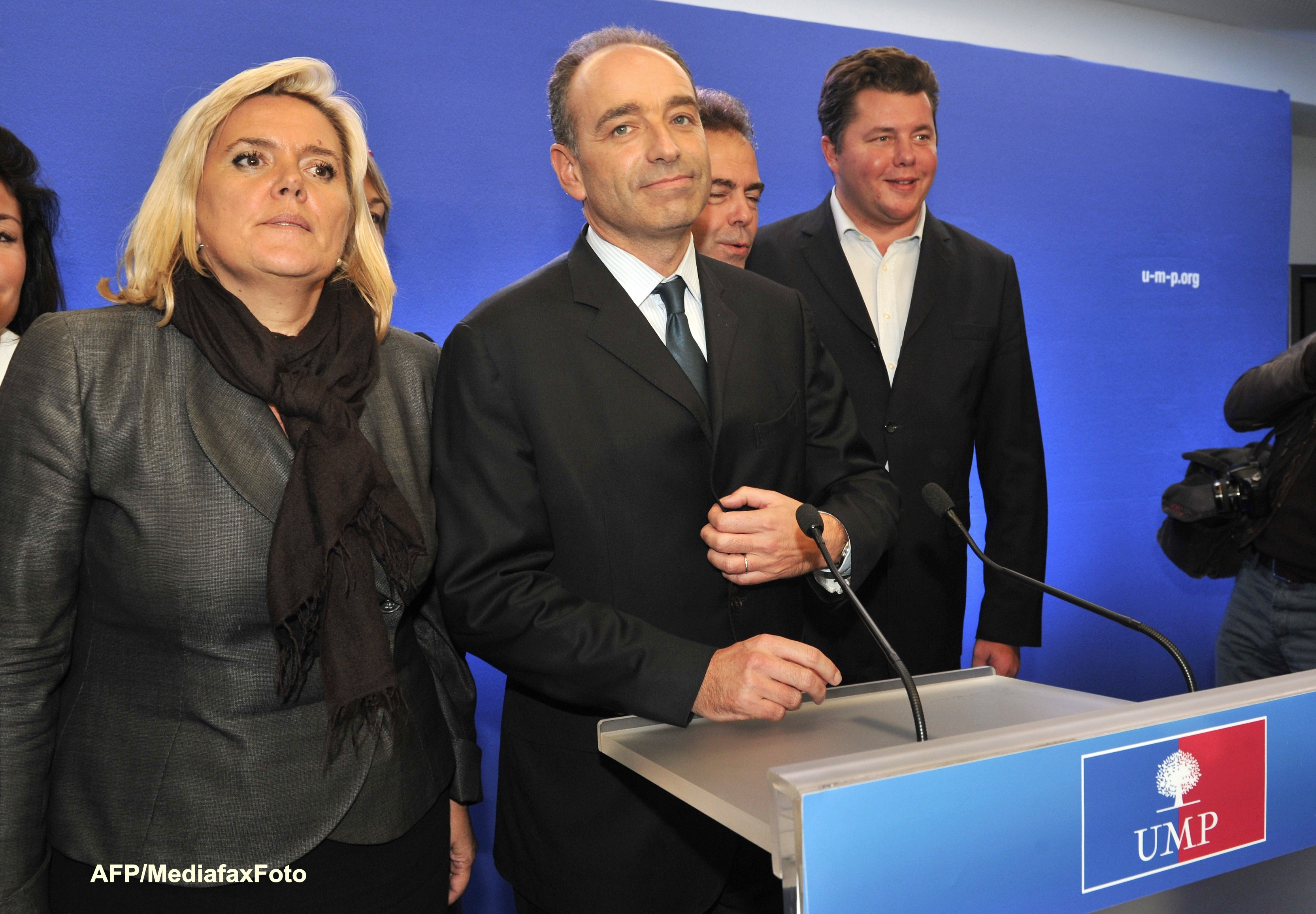Jean-Francois Cope a castigat presedintia partidului lui Nicolas Sarkozy, UMP