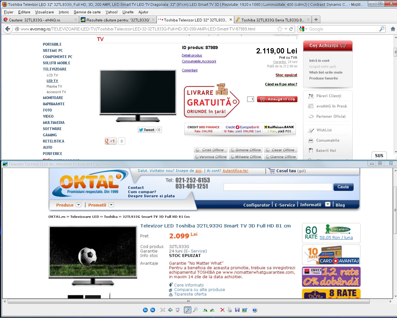 comparativ preturi oktal - 3