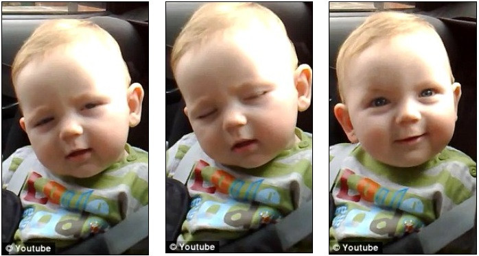 VIRAL: Clipul care a cucerit Internetul: Cum reactioneaza un bebelus atunci cand nu este lasat sa adoarma